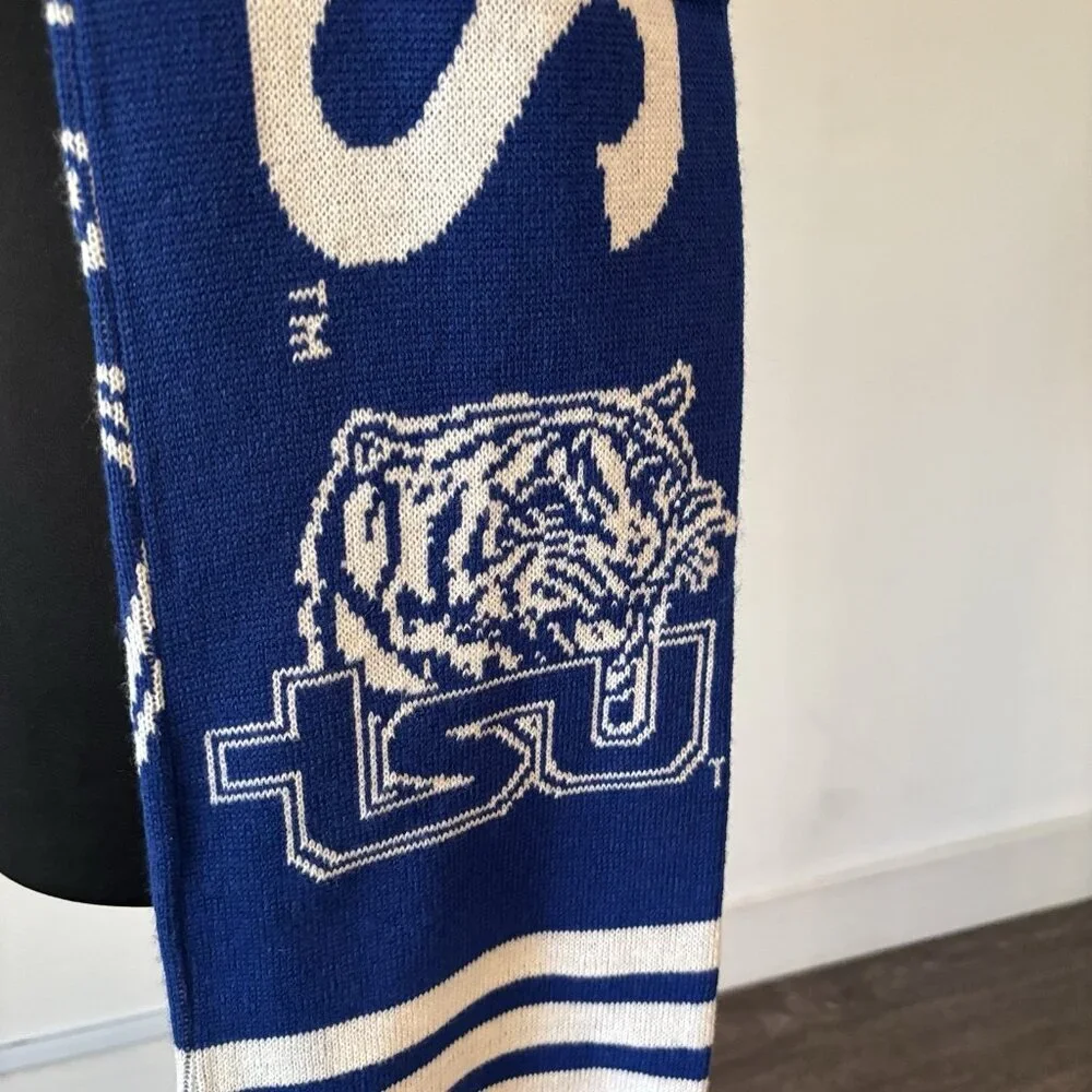Memphis Tigers TSU‎ University Scarf Blue White Officially Licensed Product NWT